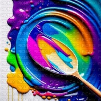 Rainbow Colors Background - бесплатно png
