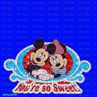 image encre texture effet Mickey Minnie Disney anniversaire edited by me - безплатен png