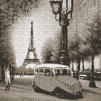 kikkapink paris car animated background - GIF เคลื่อนไหวฟรี