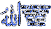 May Allah, Bless your day