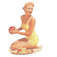 woman  pin up vintage summer - darmowe png
