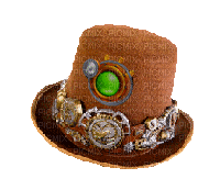 steampunk top hat-chapeau