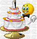émoticone coupe gâteau_animer - Free animated GIF