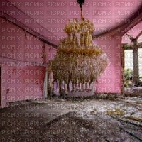 Abandoned House with Chandelier - png gratis