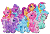 glitter ponies - Nemokamas animacinis gif
