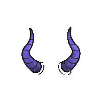Horns - GIF animado gratis