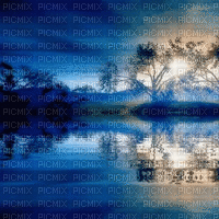 Rena Landschaft blau Hintergrund animiert - Δωρεάν κινούμενο GIF