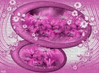 bg rosa -blommor deco - gratis png
