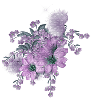 kikkapink deco overlay purple petal flowers - ücretsiz png