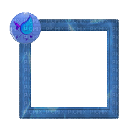Small Blue Frame - Darmowy animowany GIF