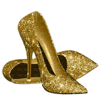 Fashion.Shoes.Chaussures.Gold.Victoriabea - Free PNG