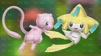 Jirachi and Mew - PNG gratuit