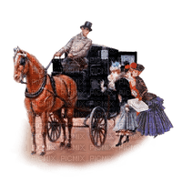 coche caballo  damas dubravka4 - PNG gratuit
