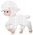 Kaz_Creations Easter Deco Cute Lamb - png gratis