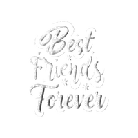 best friends forever text - kostenlos png
