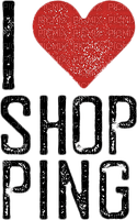soave text shopping black red - gratis png