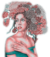 Y.A.M._Art Fantasy woman girl - PNG gratuit