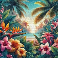 Background - Tropical - PNG gratuit