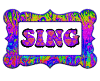 Sing - Gratis geanimeerde GIF
