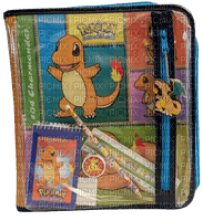 pokemon charmander vintage school binder - Free PNG