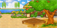 kawaii pixel art background - Free animated GIF