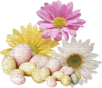 Flowers and Eggs - gratis png