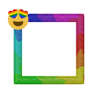 Small Rainbow Frame - Gratis animerad GIF