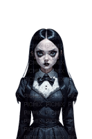 gothic woman illustrated - ücretsiz png