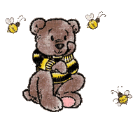minou-deco-teddybear - Darmowy animowany GIF