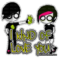 I kIND OF LOVE YOU!! - Ingyenes animált GIF