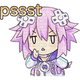 Neptunia pssst - Free PNG