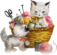 soave deco cat friends pink brown yellw - ilmainen png