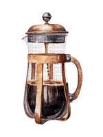 coffee brewer watercolor Bb2 - PNG gratuit