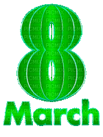 March 8 - Бесплатный анимированный гифка