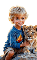 loly33 enfant  lionceau - gratis png