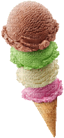 ice cream eis  beach plage strand   deco    summer ete  tube  sommer  crème glacée glace eat  glass - GIF animate gratis