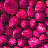 Pink Strawberries Background - Free animated GIF
