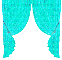 turquoise drapery - Darmowy animowany GIF