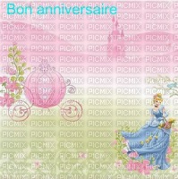 image encre bon anniversaire color château effet Cendrillon  Disney edited by me - zdarma png