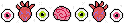 heart brain eye frame - Бесплатный анимированный гифка