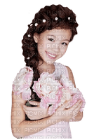 child girl rose enfant fille 👧🌹 - nemokama png
