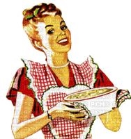 Vintage Housewife - png gratis