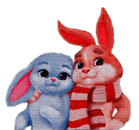 winter hares by nataliplus - gratis png