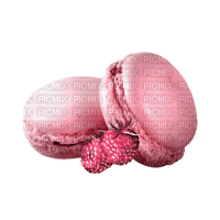 kikkapink deco pink macaron strawberry - Free PNG