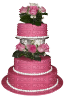 Pink Wedding Cake - ücretsiz png