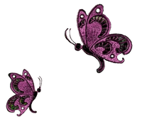 Butterflies Purple - bezmaksas png