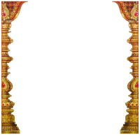 Pillar gold temple