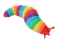 rainbow slug - PNG gratuit