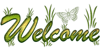 Kaz_Creations Logo Text Welcome - Free PNG