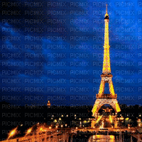 Rena Night Nacht Eiffelturm Paris Hintergrund - Ingyenes animált GIF